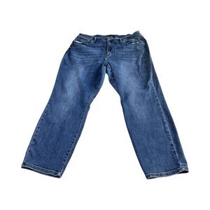 Judy Blue Slim Fit Dark Wash Jeans Plus Size 24W JB82549DK-PL Stretch Denim